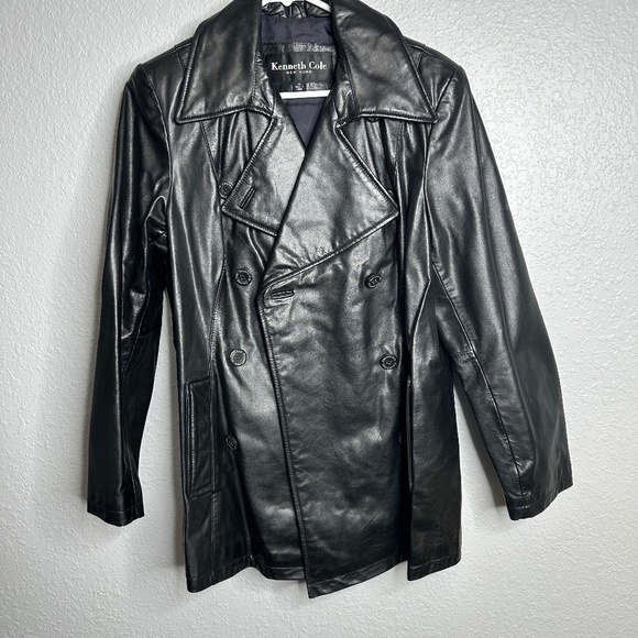 Women's Kenneth Cole Leather Jacket - Picture 1 of 8